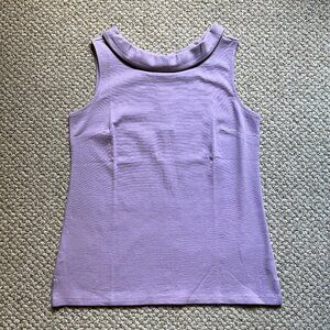 TALBOTS - Zip Back Tank - Sunset Lavender -- NEW with Tag